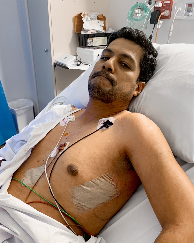 Syed in hospital Syed in hospital